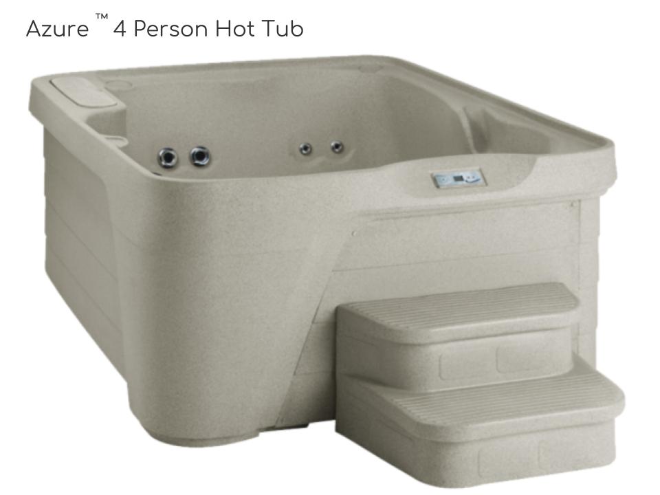 Azure 4 Person Hot Tub | The Waterworks AlaskaSpa.com