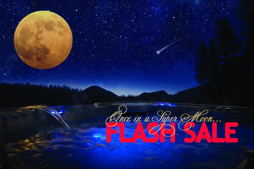 Super Moon Hot Tub Flash Sale | The Waterworks AlaskaSpa.com
